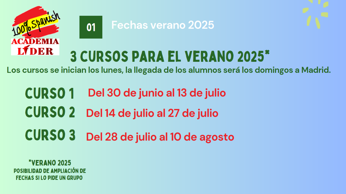 fechas verano 2025