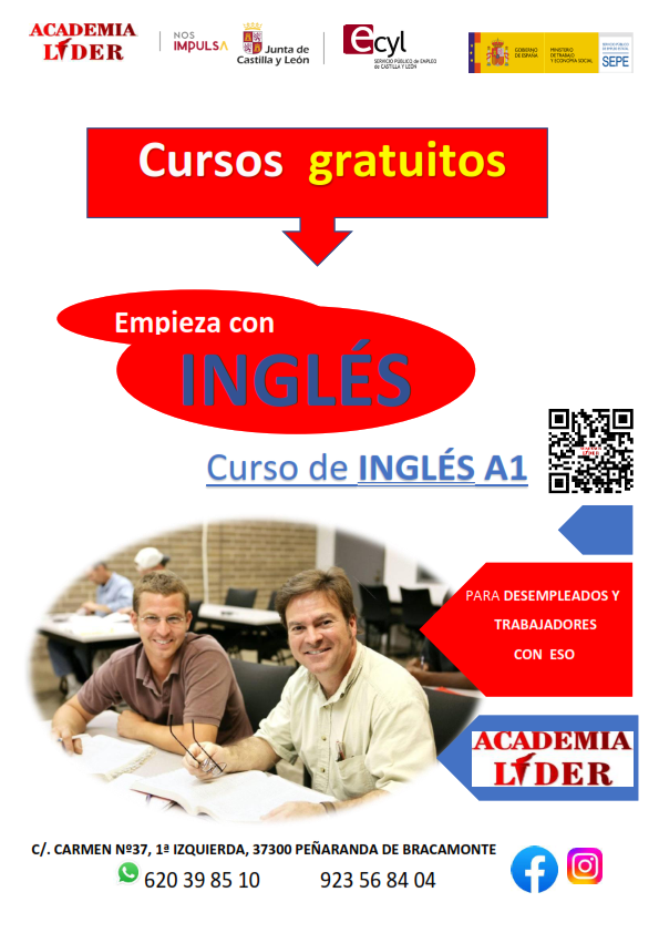 cursos gratuitos ocupados INGLES A1